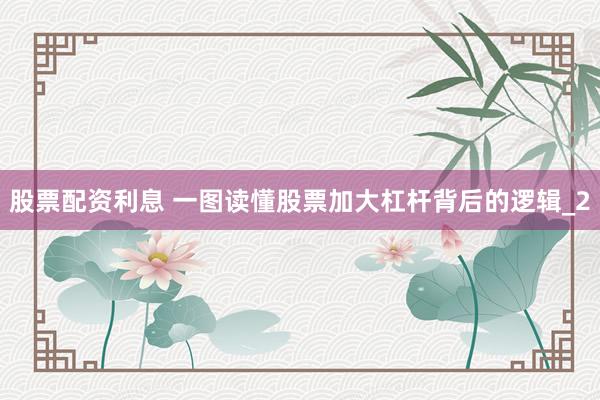 股票配资利息 一图读懂股票加大杠杆背后的逻辑_2