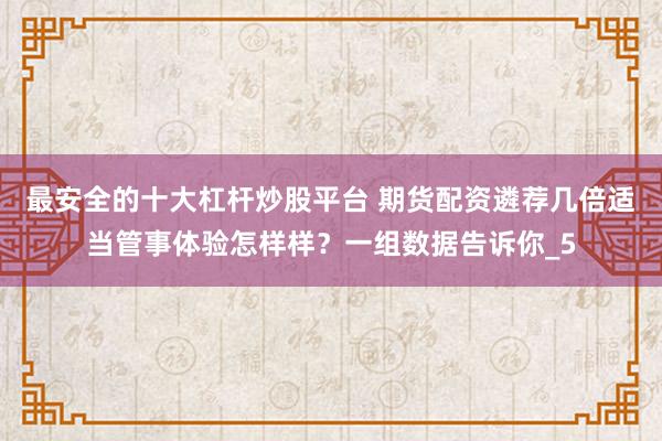 最安全的十大杠杆炒股平台 期货配资遴荐几倍适当管事体验怎样样？一组数据告诉你_5