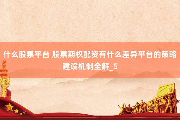 什么股票平台 股票期权配资有什么差异平台的策略建设机制全解_5