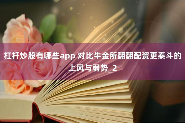 杠杆炒股有哪些app 对比牛金所翻翻配资更泰斗的上风与弱势_2